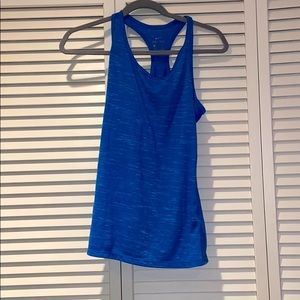 Blue Nike Dry-Fit Razorback Tank|Size: S
